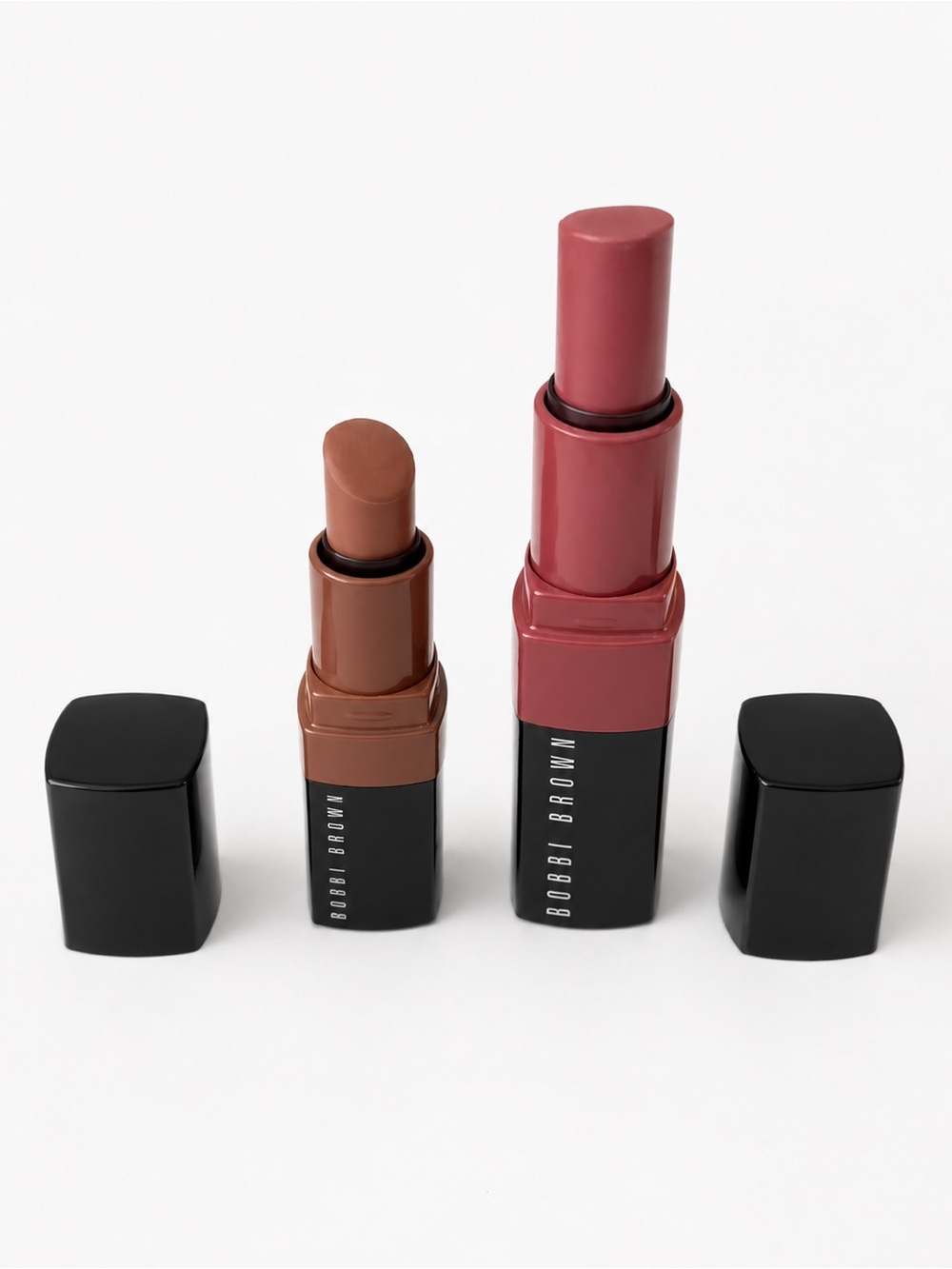 Bobbi Brown Lipstick Duo — Dusty Rose & Warm Brown